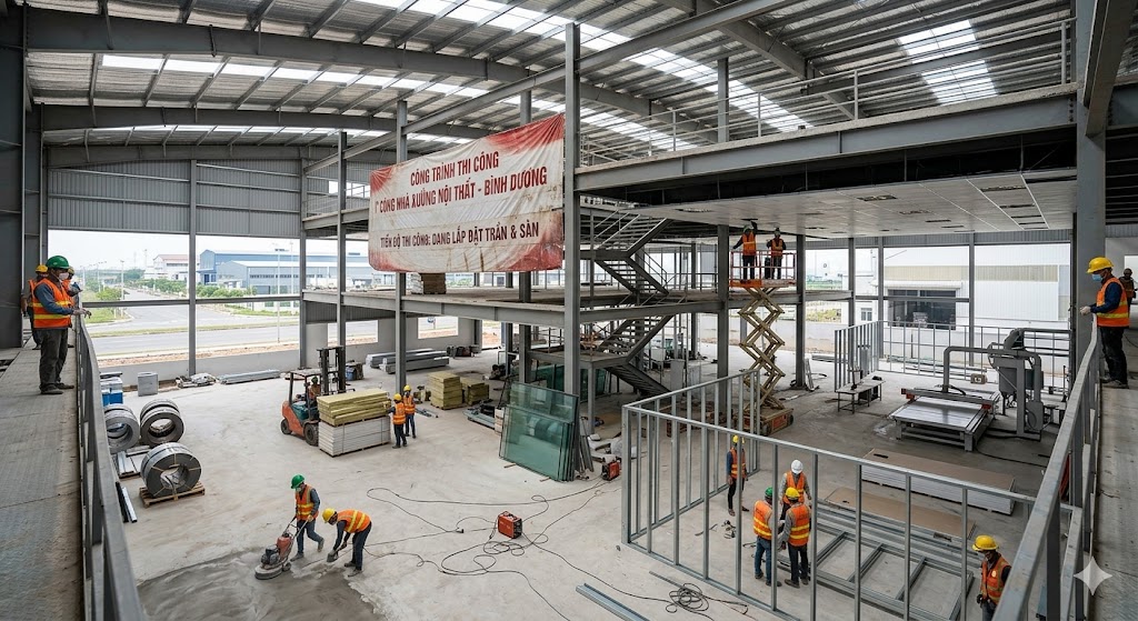 Nhà Xưởng Nội Thất – Bình Dương