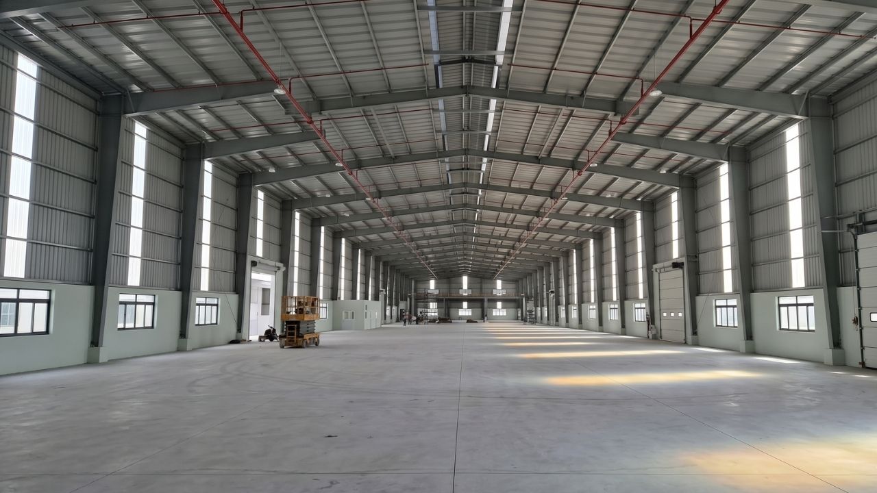 Mái nhà xưởng và cửa mái
