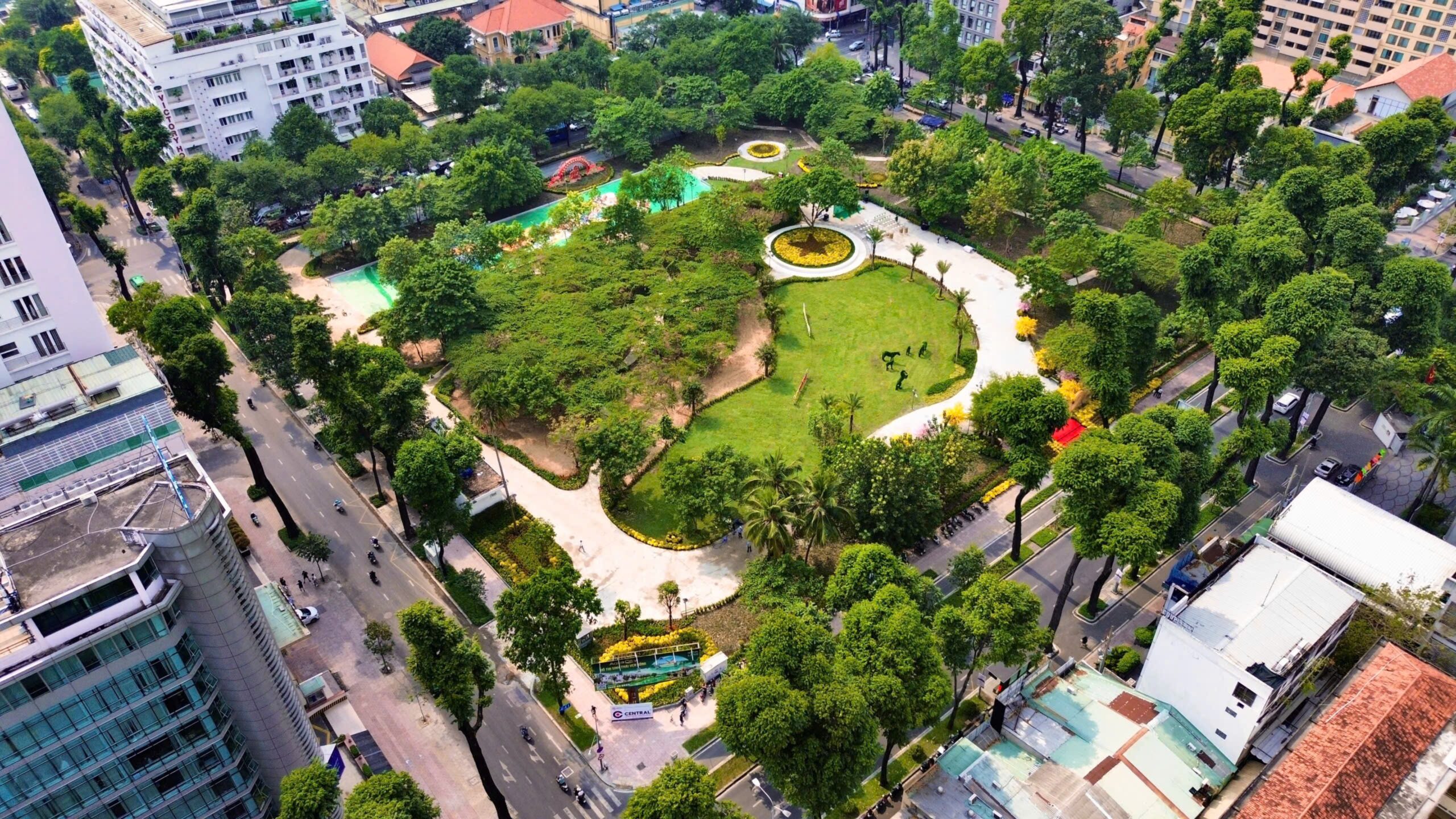 Công trình Cảnh quan công viên Nhà thi đấu Phan Đình Phùng