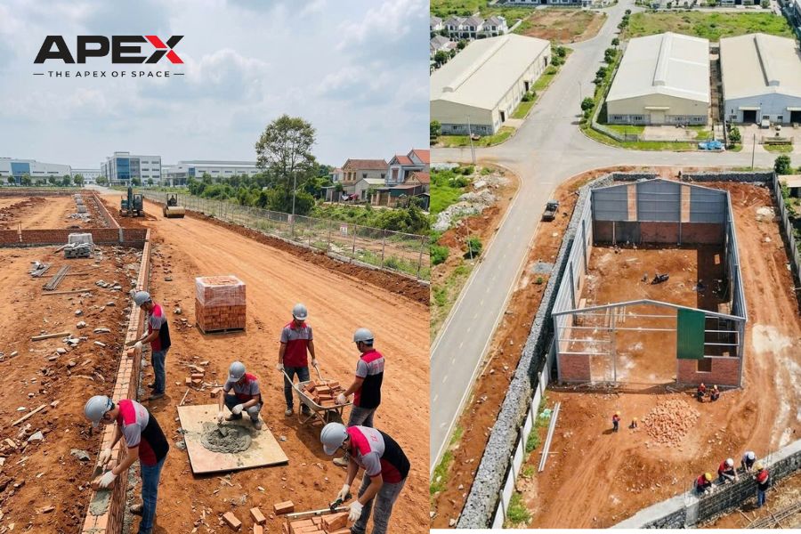 Dự án thi công Nhà máy chế biến Nông Sản Vinh Hoan - KCN Tâm Thắng Đắk Lăk