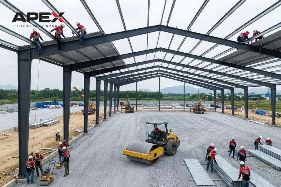 Dự án thi công Nhà máy chế biến Nông Sản Vinh Hoan