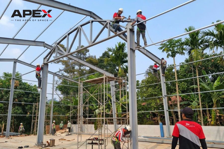 Nhà xưởng thu mua và chế biến nông sản sầu riêng tại Đắk Mil – Lâm Đồng