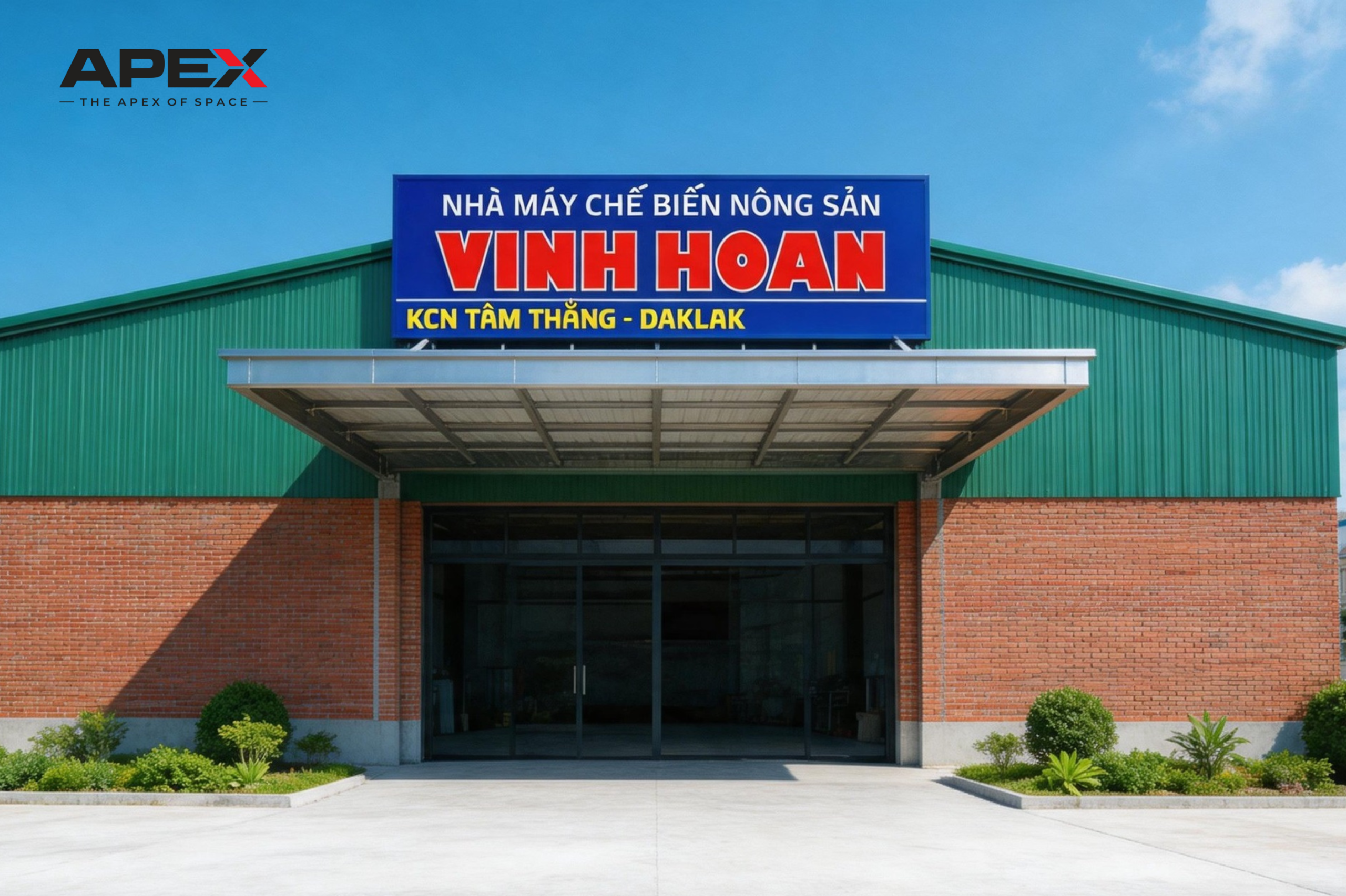 Dự án thiết kế và thi công nhà xưởng Vinh Hoan