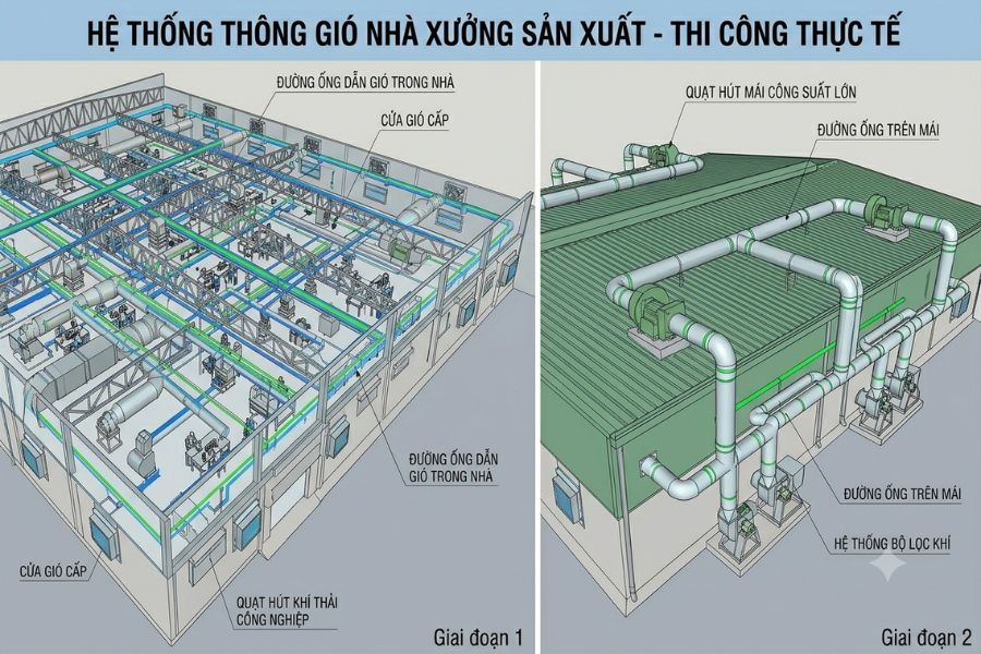 Tiêu chuẩn thông gió nhà xưởng