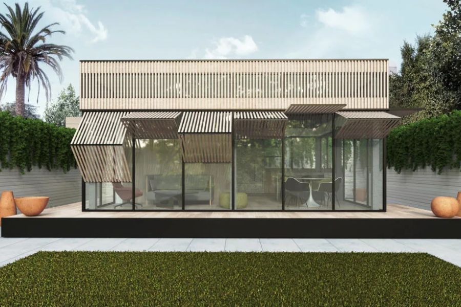 Nhà cấp 4 tiền chế 1 trệt